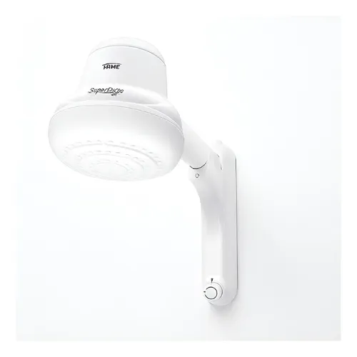 Chuveiro Super Ducha Eletronica 220v 4400w Res Blindada Fame Branco 220v 4.4 Kw
