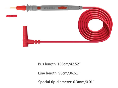 Kit De Cables De Prueba, Material De Silicona Resistente A A