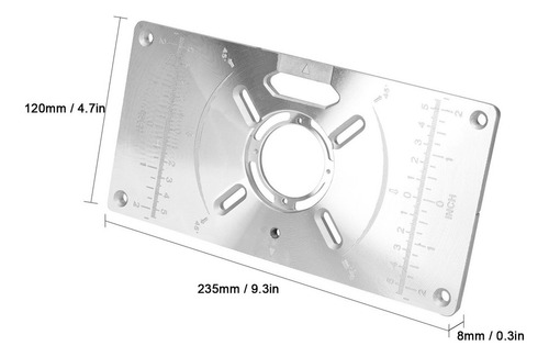 Placa De Inserción De Mesa De Enrutador Tablero De Grabado D