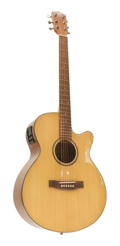 Guitarra Electroacústica Bamboo Ga-40 Spruce Gloss + Funda