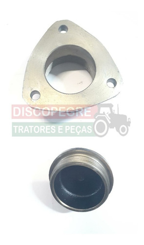 Imagem 3 de 4 de Tampa Tanque Combustível Com Bocal Trator Valmet 62/65/85/8