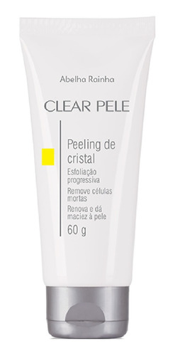 Peeling De Cristal Clear Pele Abelha Rainha 60g