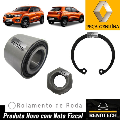 Rolamento Roda Traseira Kwid 2016 Acima 432108764r