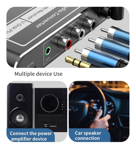 Receptor 5.1 Compatible Con Bluetooth Dac Converter
