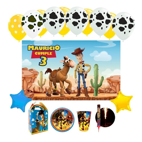 Kit Dulceros Platos Globos Todo Para Tu Fiesta Toy Story