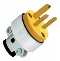 Comprar Enchufes Electricos Amarillos C\u002Ftierra Vinil 15a 120v
