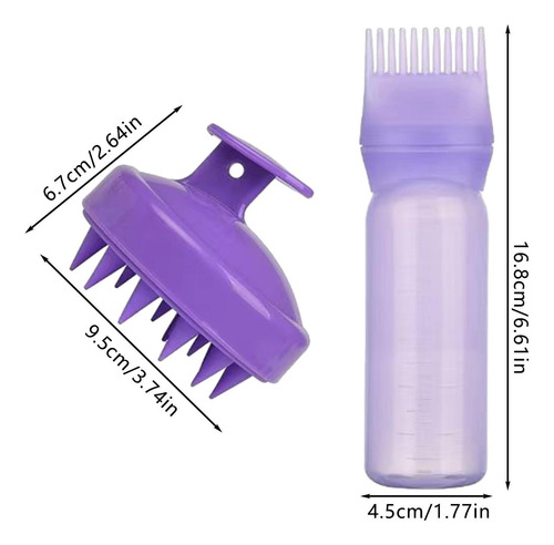 Botella De Tinte Para El Cabello Botella Aplicadora De