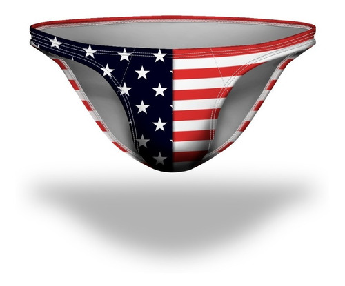 Imagen 1 de 1 de Calzoncillos Tanga Bikini Usa (ropa Interior Masculina)