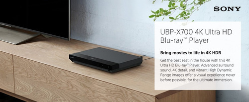 Reproductor Blu-ray Ultra Hd 4k Sony Ubp X700
