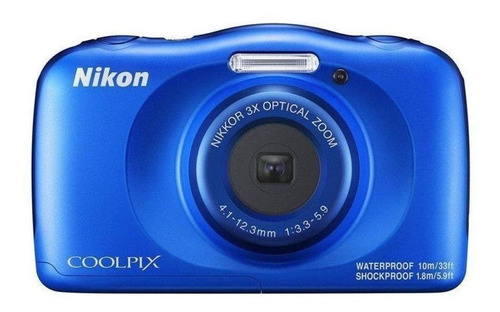 Nikon Coolpix W150 compacta cor azul