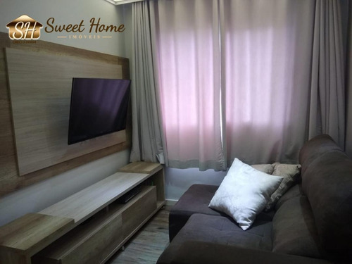 Imagem 6 de 15 de Lindo Apartamento Com 2 Dormitórios No Portal Dos Ipês - Sh1741