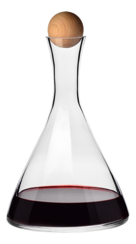 Decanter Aireador Vino Cristal Krosno Con Tapón 1 Lt