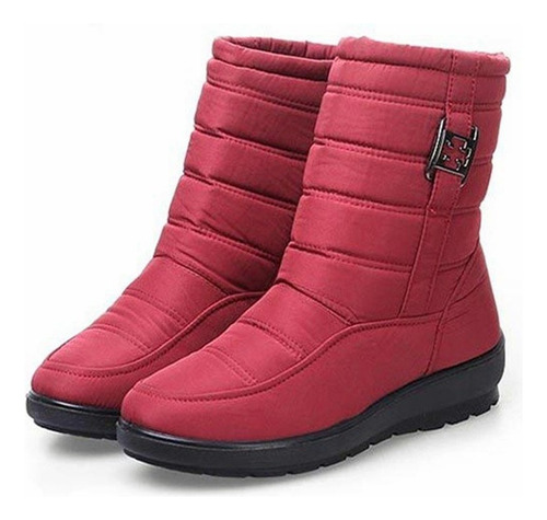 Imagen 3 de 9 de Conjunto De Botas Cortas De Mujer Abrigadas E Impermeables