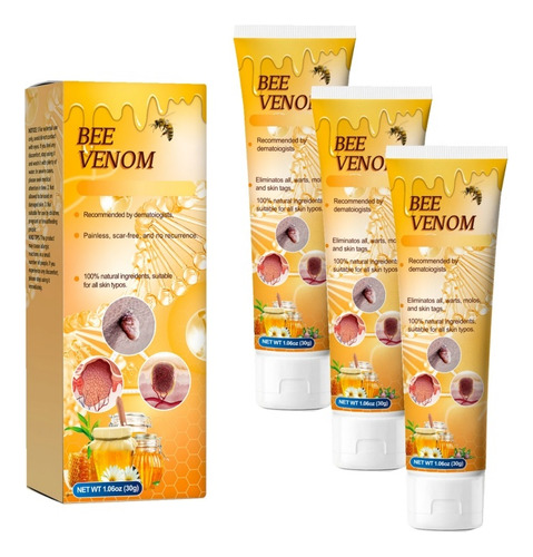 3×crema Veneno Abeja Lipogo, Pomada Veneno Abeja