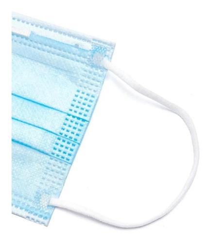 Imagen 4 de 6 de Barbijo Termosellado Triple Filtro Pack X 200 Con Elastico