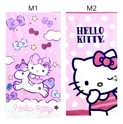 Toalla De Playa Hello Kitty Microfibra 170x40