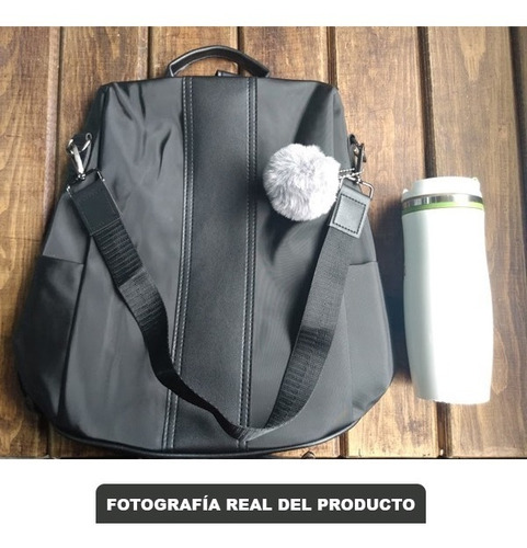 Imagen 6 de 7 de Bolsa Mochila Dama Multifuncional Antirrobo Elegante Tow