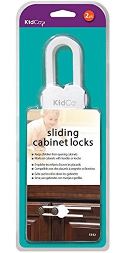 Kidco Sliding Cabinet Lock Blanco
