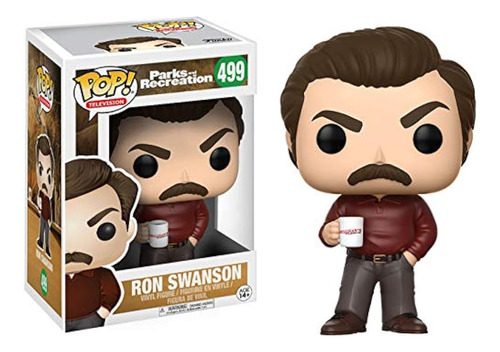 Funko Pop Television: Parques Y Recreación - Ron Swanson Fig