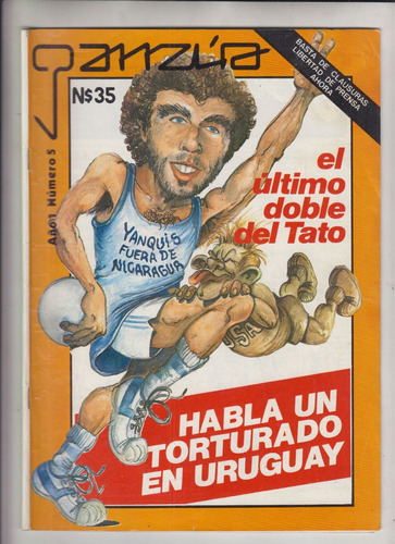 1984 Uruguay Apertura Revista Joven Ganzua N° 5 Izquierda 