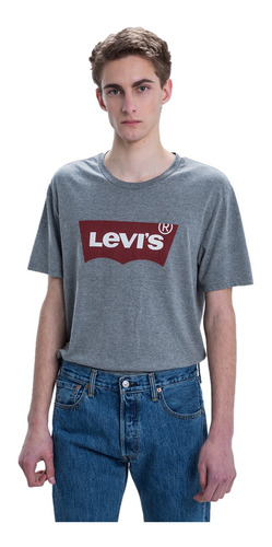 Remera Levi's Graphic Set In Neck Batwing Gris