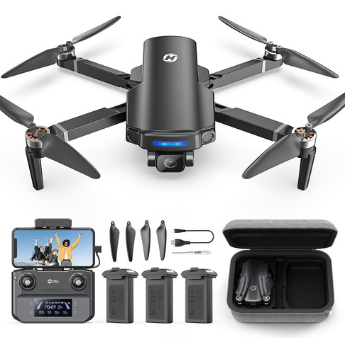 Drone Plegable 4k Con Gps Y 3 Baterías Extras