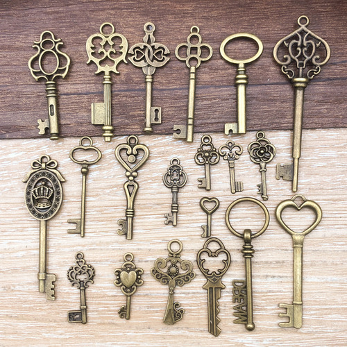 Dije De Llave Estilo Vintage Para Manualidades Diy