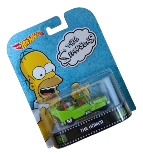 The Simpsons Homer Tv Hot Wheels Original Retro Premium