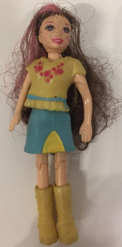 Muñeca Polly Pocket Lila De Mattel - Diversión En Miniatura (Usado)