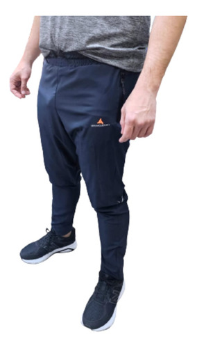 Pantalon Hombre Microfibra Deportivo Urbano Az  Full