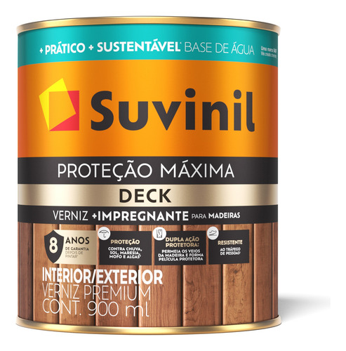 Verniz Protecao Max.deck Acet.natural 0,9lt - Suv