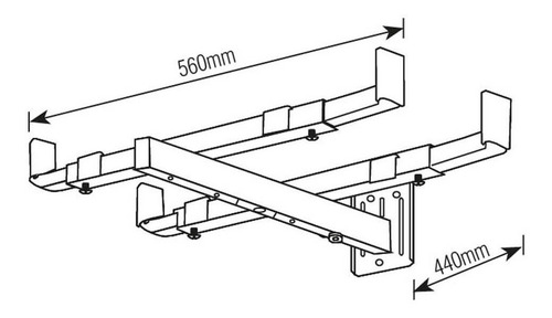 Imagen 2 de 4 de Soporte Multiuso Horno - Microondas - Impresora - Blanco