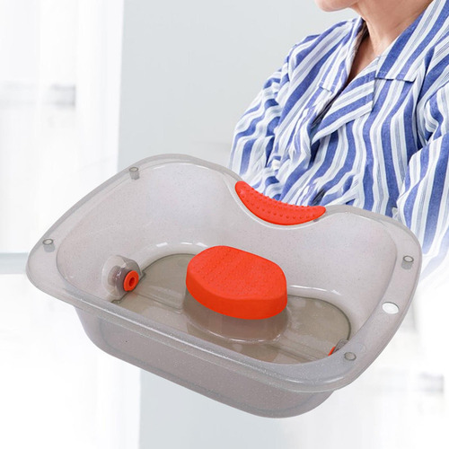 Lavabo Portátil Para Lavado De Cabello En Casa, Gris