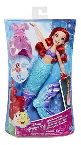 Muñeca Ariel Sorpresa En El Agua Princesa Disney B9145 Edu