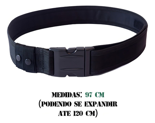 Coldre Spark Perna Pistola Cinto Tático Ilhós