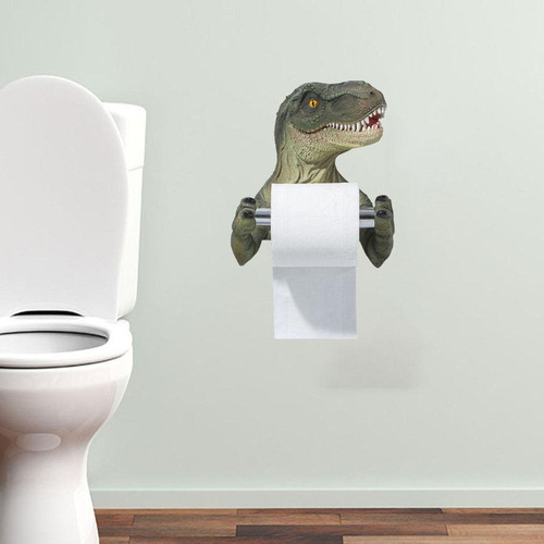 Soporte De Papel Higiénico De Dinosaurio Realista Soporte Color Unit