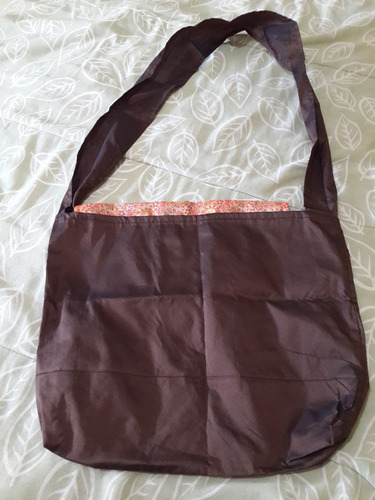 Cartera Bolso De La India Morral Tela Manija Arabescos