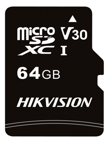 Imagen 1 de 4 de Micro Sd 64gb Clase 10 Hikvision D1 Sdxc V30 Sin Adaptador