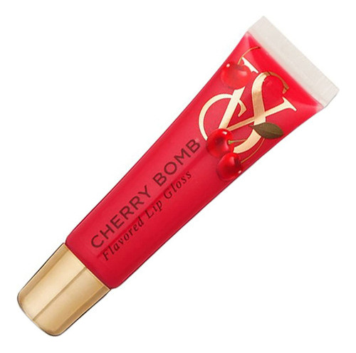 Brillo de labios Cherry Bomb, color rojo de Victoria's Secret