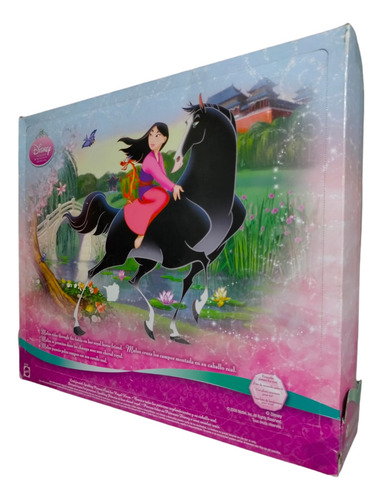 Barbie Mulan Sparkling Caballo Real Disney Princesas