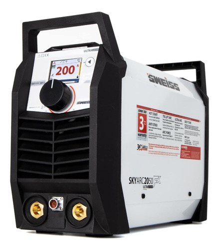 Soldador Inversor 200amp. Al 50% A 40ºc Sweiss  Ultra Power 