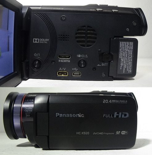 Filmadora Panasonic Hc-x920p-k Entrada Microfone Hdmi Limpa