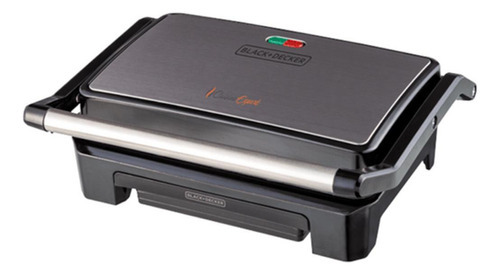 Grill Elétrico Black Decker Com Prensa G1200 Inox 800w