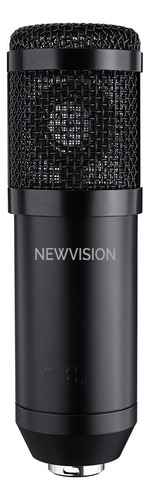 Micrófono Newvision NW-700 Condensador Cardioide color negro