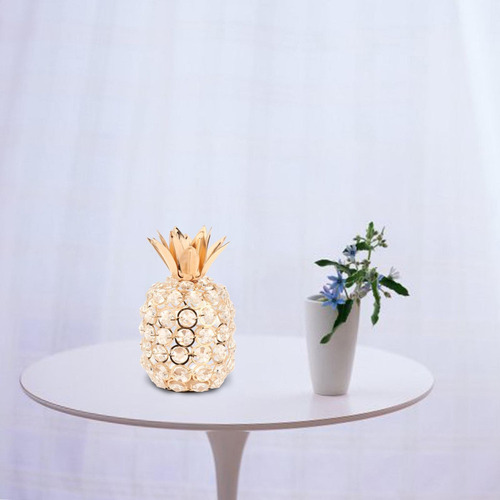 Ornamentos De Abacaxi De Vidro Modernos Stra Figurines