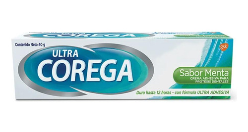 Crema Adhesiva Corega Ultra Menta 40g