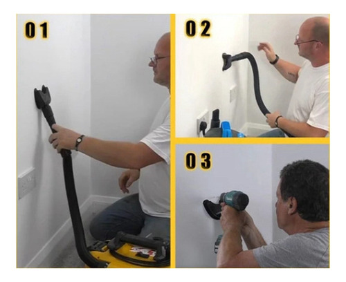 Aspiradora De Polvo Con Taladro Colector De Polvo Manos Libr
