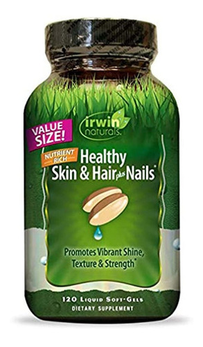 Irwin Naturals Nutrient Rich Healthy Skin & Hair Plus Nails