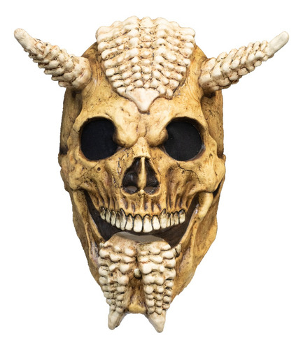 Máscara Cráneo Demonio Halloween Demon Skull Tony Bianchi Color Hueso