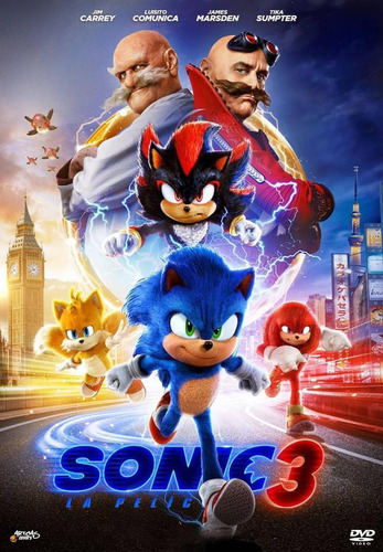 Sonic 3 La Película - 2024 - Dvd